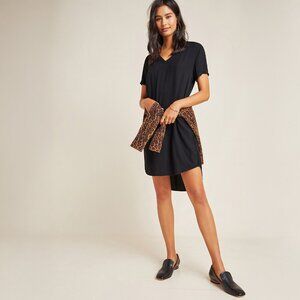 Anthropologie cloth & stone Crispin Mini Tunic in Black - sz Medium